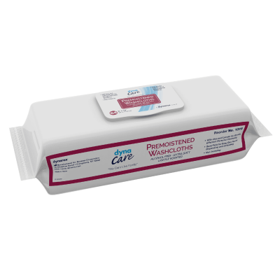 1319 Dynarex® Premoistened Soft Pack refill Adult Washcloths